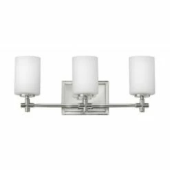Promo 👍 Hinkley Lighting Hinkley Laurel 3-Light Vanity Light In Polished Nickel 👍