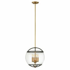 Cheapest 🌟 Hinkley Lighting Hinkley Calvin 4-Light Chandelier In Black 💯