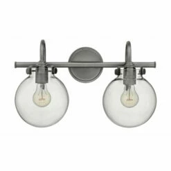 Coupon 😍 Hinkley Lighting Hinkley Congress 2-Light Vanity Light In Antique Nickel 😍