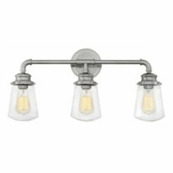 Discount 👏 Hinkley Lighting Hinkley Fritz 3-Light Vanity Light In Brushed Nickel ❤️