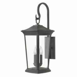 Promo ⭐ Hinkley Lighting Hinkley Bromley 3-Light Outdoor Wall Mount In Museum Black ⭐