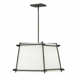 Cheap 🤩 Hinkley Lighting Hinkley Tress 4-Light Pendant In Iron Ore 😉