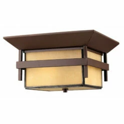 Best reviews of ❤️ Hinkley Lighting Hinkley Harbor LED Outdoor Flush Mount In Anchor Bronze 😉