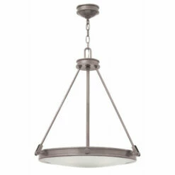 New 💯 Hinkley Lighting Hinkley Collier 4-Light Chandelier In Antique Nickel ✨