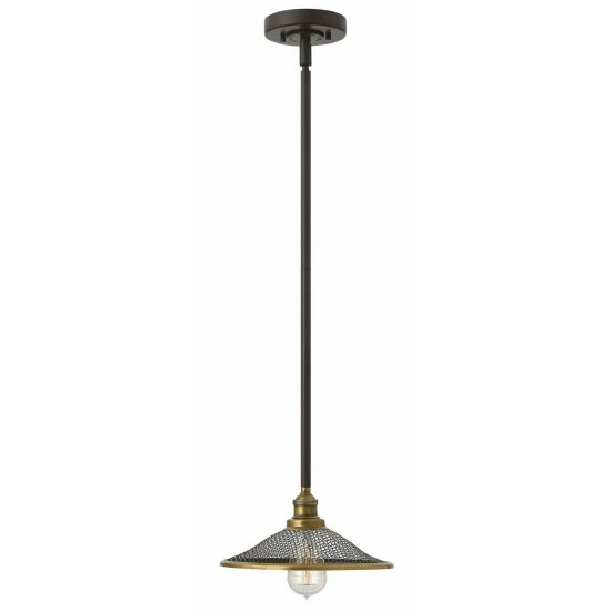 New 🔥 Hinkley Lighting Hinkley Rigby 1-Light Pendant In Buckeye Bronze 🛒 1 New 🔥 Hinkley Lighting Hinkley Rigby 1-Light Pendant In Buckeye Bronze 🛒