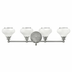 Discount ✔️ Hinkley Lighting Hinkley Ainsley 4-Light Vanity Light In Brushed Nickel 😍