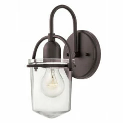Coupon 🌟 Hinkley Lighting Hinkley Clancy 1-Light Sconce In Buckeye Bronze 👏