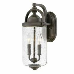 Cheap ⌛ Hinkley Lighting Hinkley Willoughby 2-Light Outdoor Wall Mount Lantern In Oil Rubbed Bronze 😍