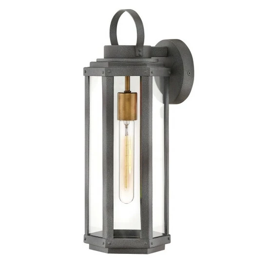 Deals 👍 Hinkley Lighting Hinkley Danbury 1-Light Outdoor Wall Mount Lantern In Aged Zinc 🌟 1 Deals 👍 Hinkley Lighting Hinkley Danbury 1-Light Outdoor Wall Mount Lantern In Aged Zinc 🌟